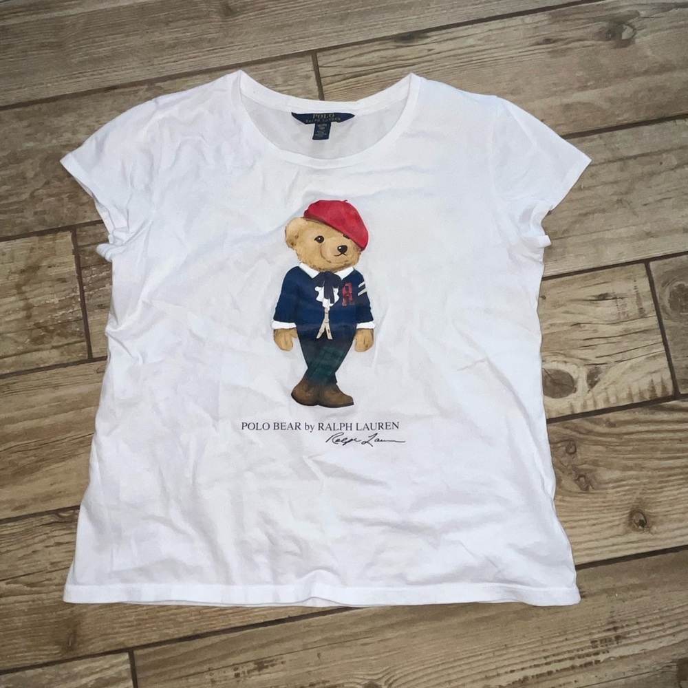 Big Girls Polo Bear Shirt